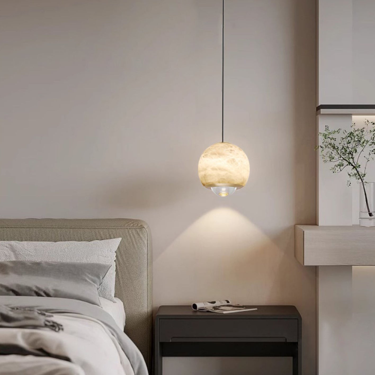 Ferox Alabaster hanglamp HL2975