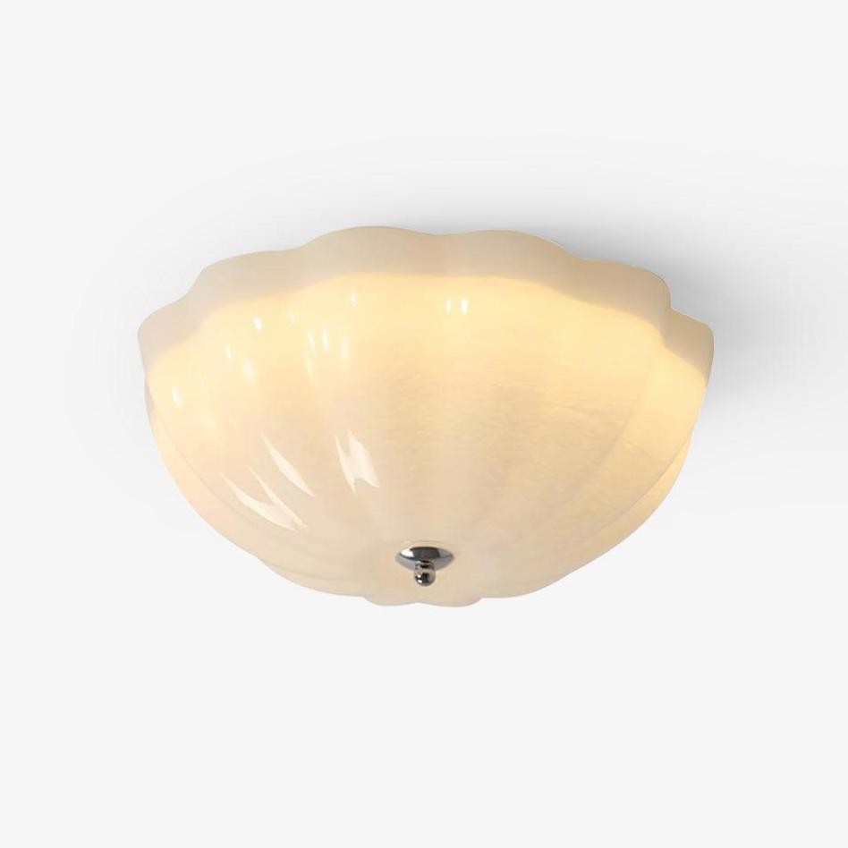 Geleivormige glazen plafondlamp HL556