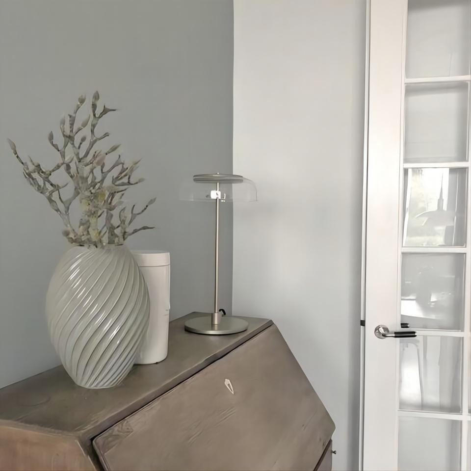 LED Blossi Ronde Glazen Tafellamp