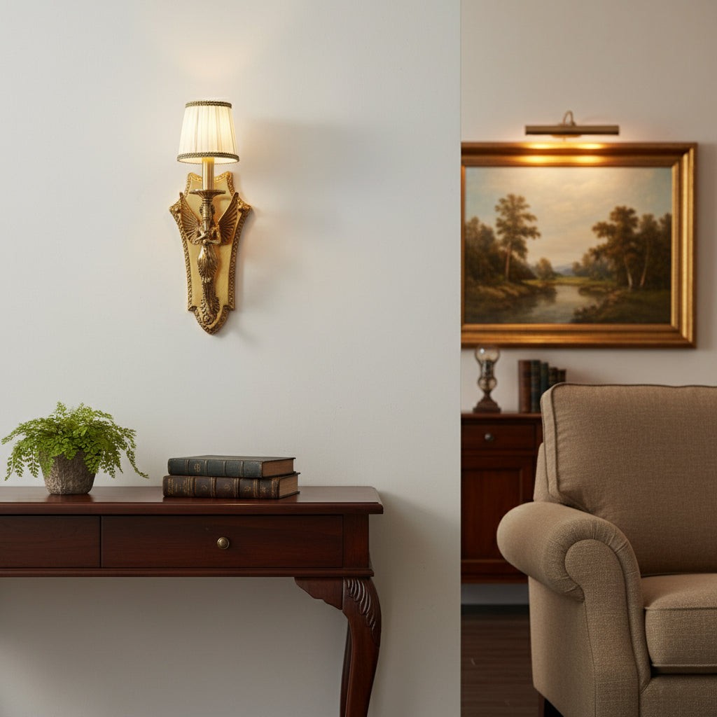Caterina messing wandlamp HL3296