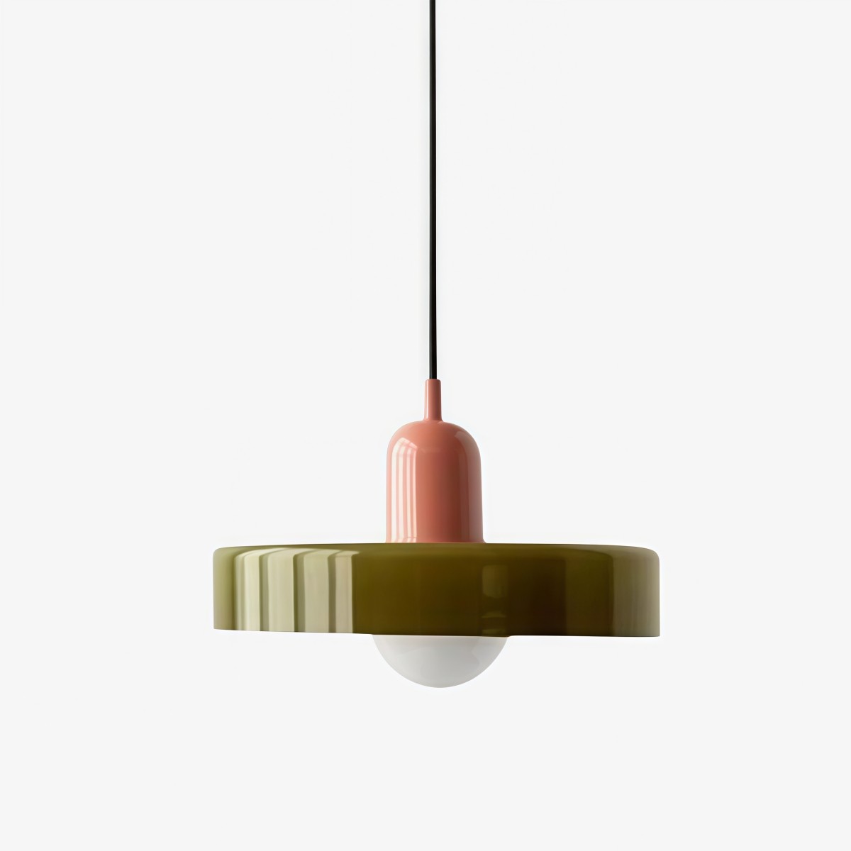Kalo Disc Kleurrijke Hanglamp - Moderne Glazen Hanglamp voor de Eetkamer HL2447