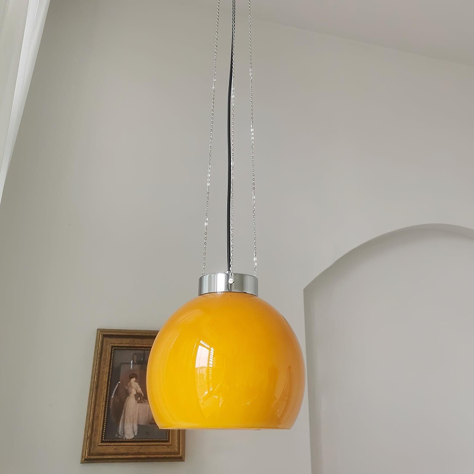 Vintage Bauhaus creatieve halfronde hanglamp HL604