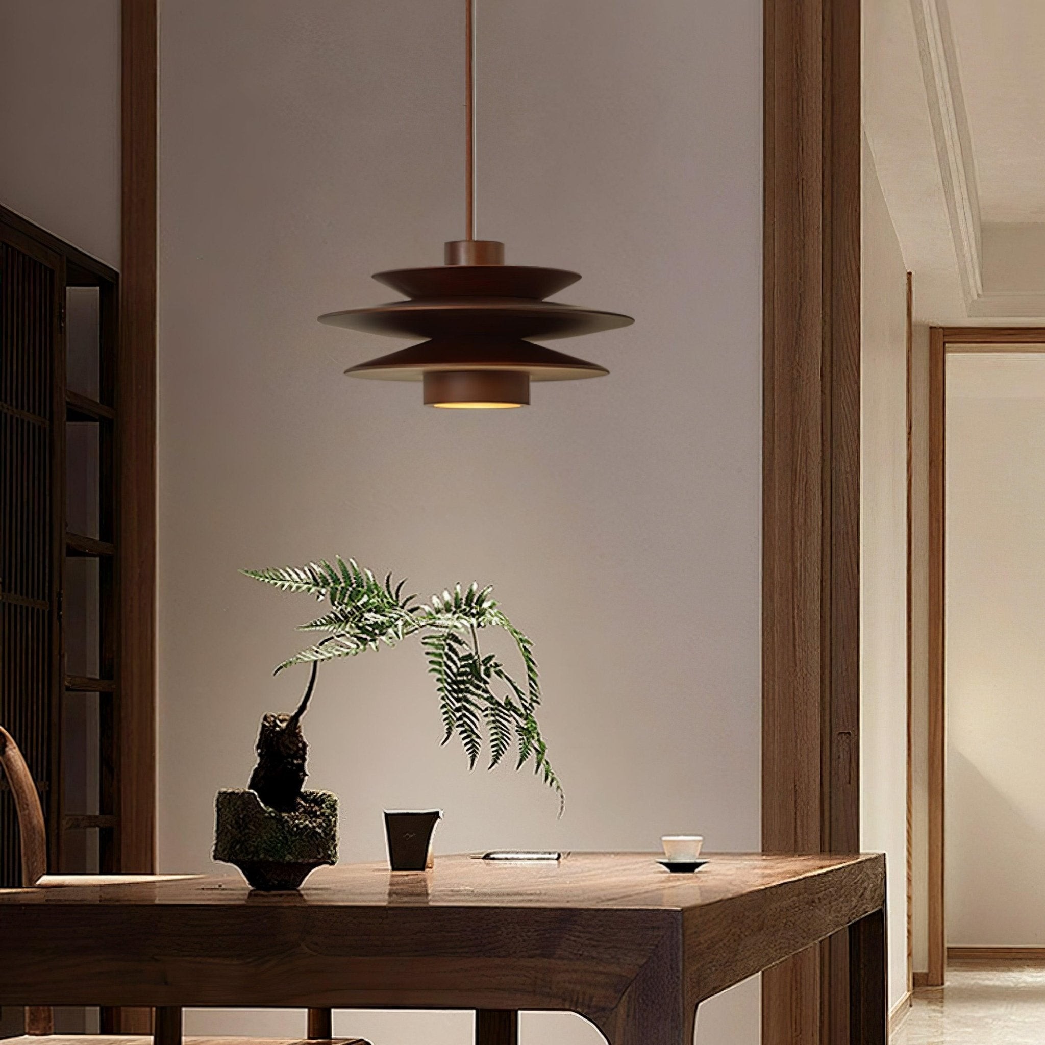 Meerlaagse schijfvormige hanglamp HL511