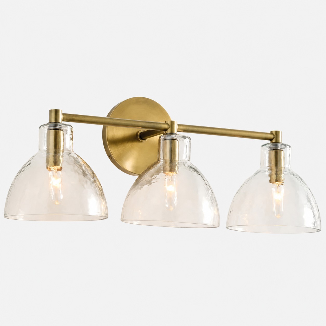 Glavira Gerecycled Glas Dubbele Wandlamp - Binnen Wandverlichting van Messing HL1558