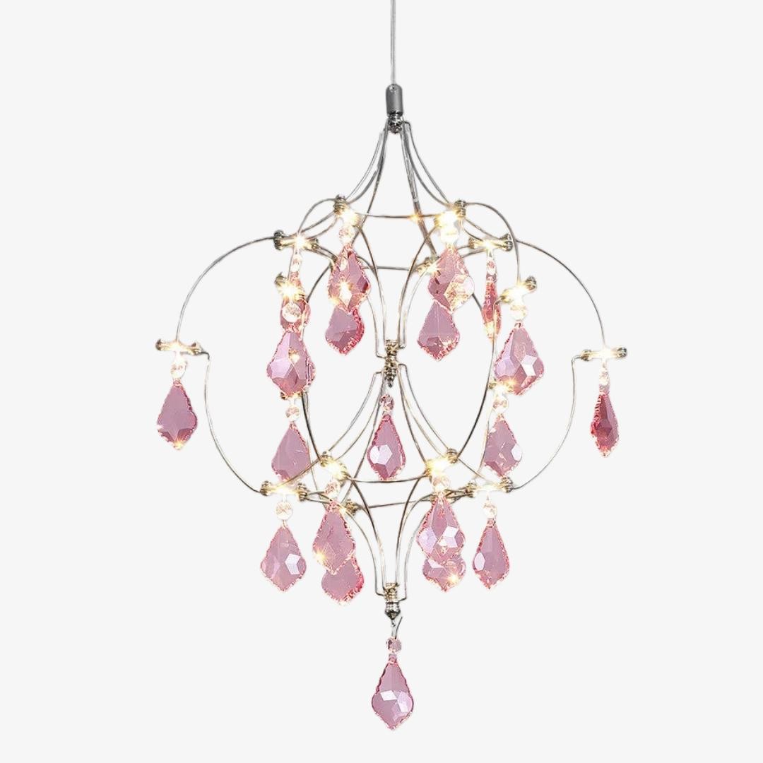 Crynora Franse kristallen kroonluchter - Romantisch vuurvliegdesign in luxe stijl voor eetkamer of slaapkamer HL2304