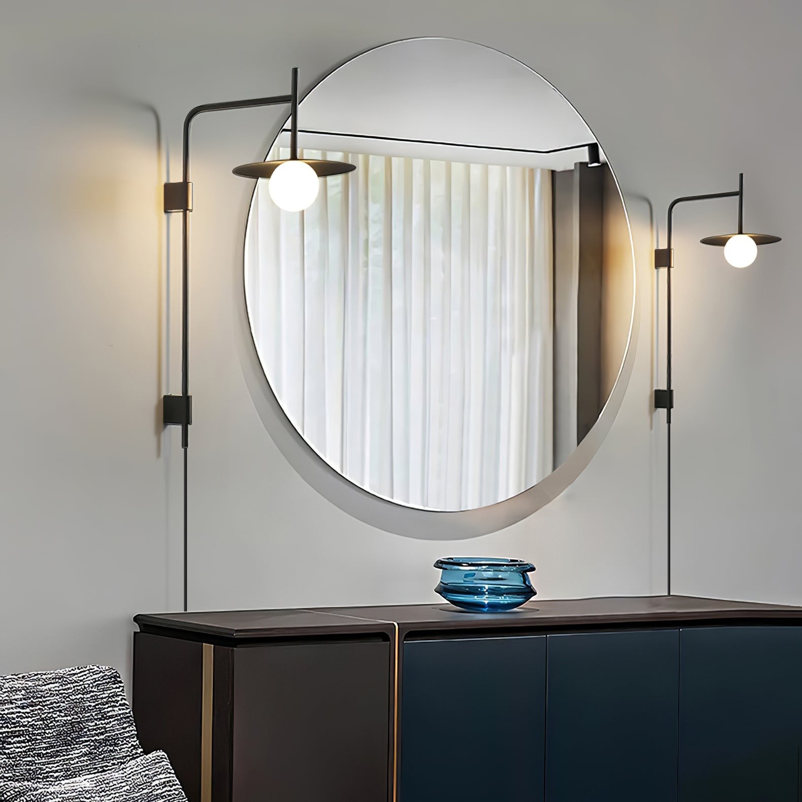 Nordic Swing Arm Wandlamp voor Woonkamer HL977