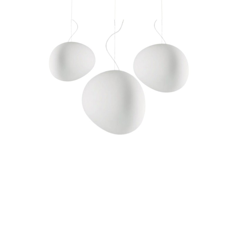 Art Deco Stonea Melkglazen Hanglamp