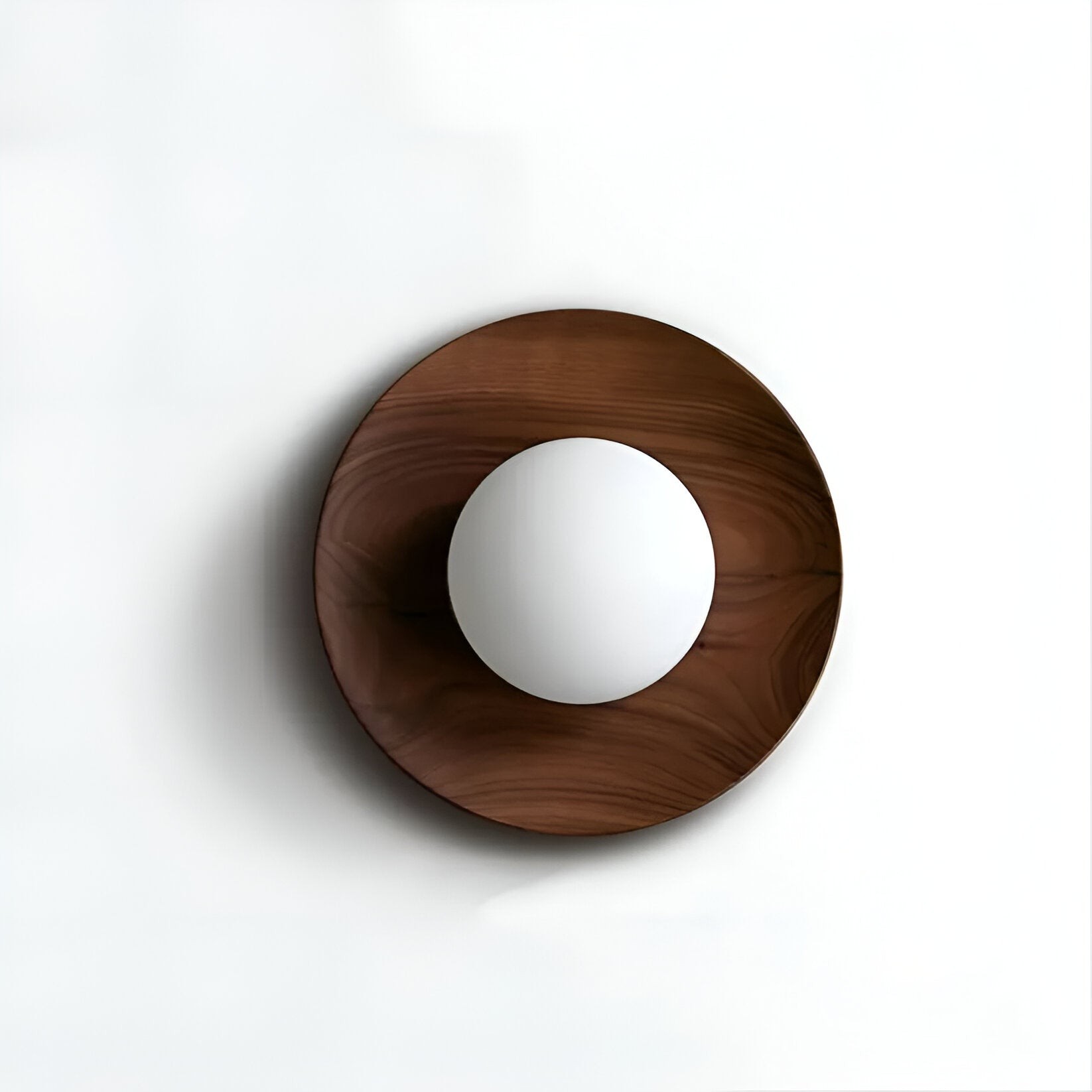 Scandinavische minimalistische LED-wandlamp van natuurlijk hout HL3333