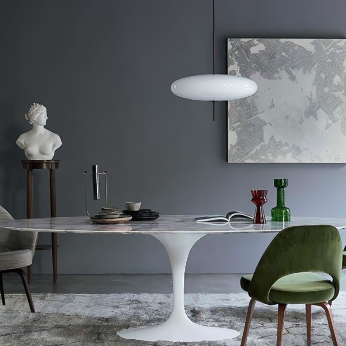Moderne Ovale Schijf Vliegende Schotel Hanglamp