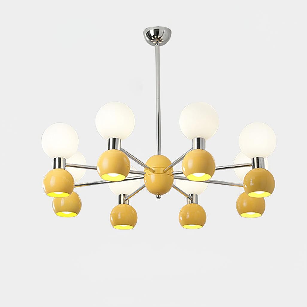 Moderne minimalistische metalen kroonluchter met meerdere koppen HL855