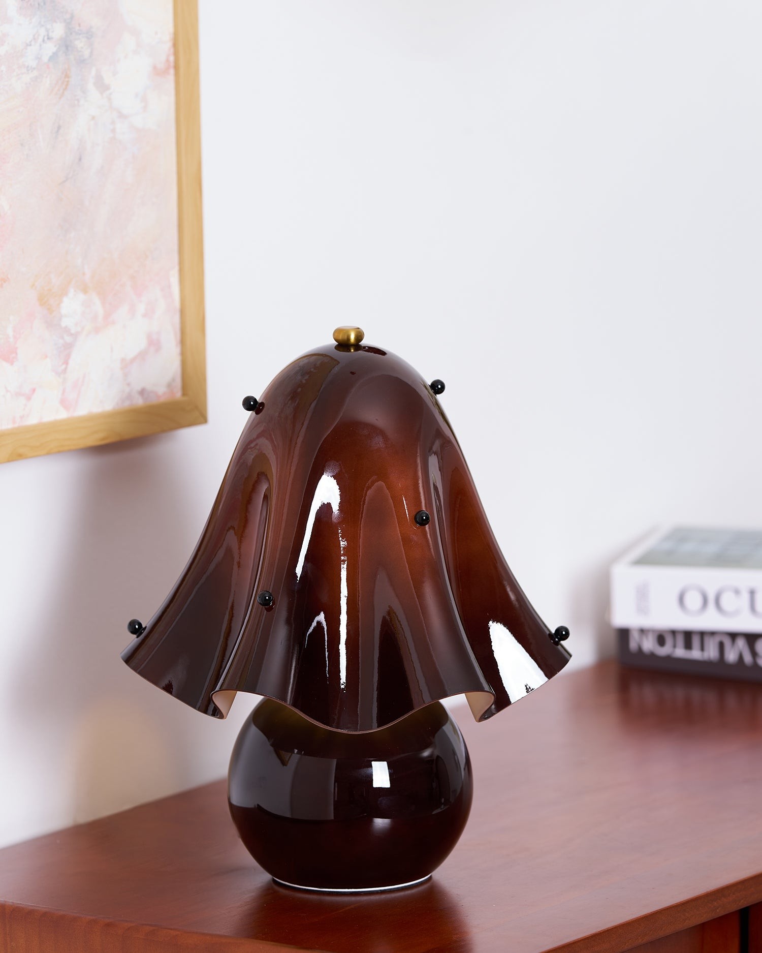 Bellina Decoratieve Tafellamp - Sculpturale Klokvormige Bloemvorm HL1644