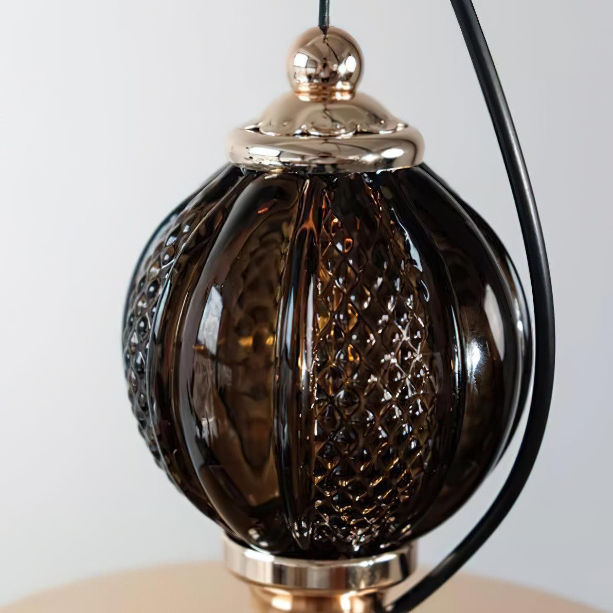 Moderne vintage gradiënt groene glazen hanglamp HL539