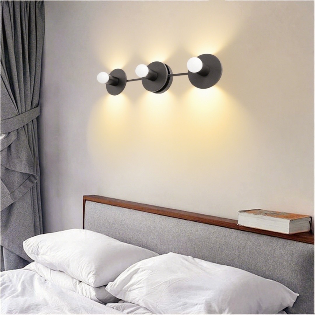 Sferische wastafelwandlamp - Moderne badkamerverlichting met 3 lampen HL1411