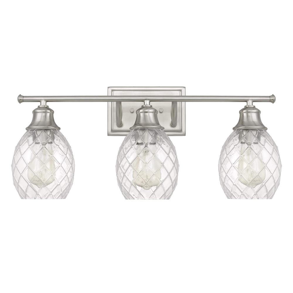 Moderne Boerderij Geborsteld Nikkel Glazen Wandlamp HL235
