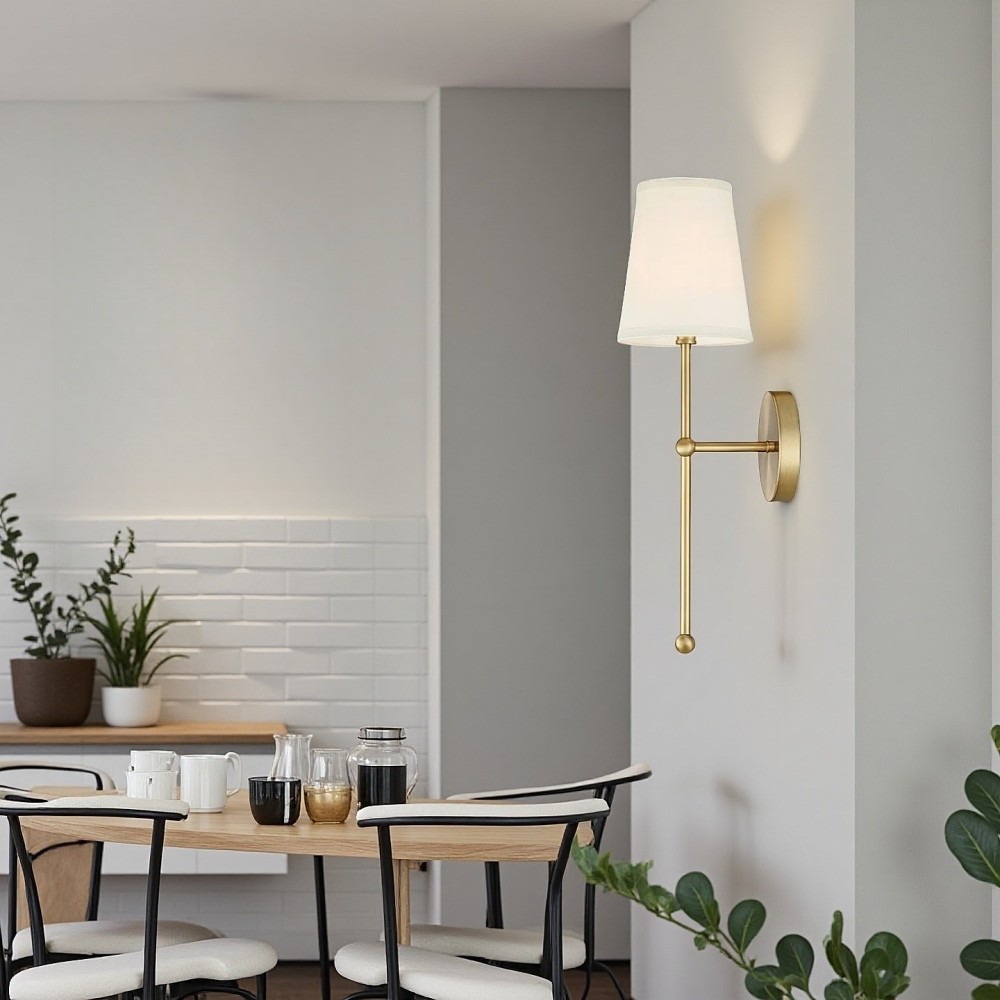Moderne minimalistische elegantie gouden wandlamp HL982