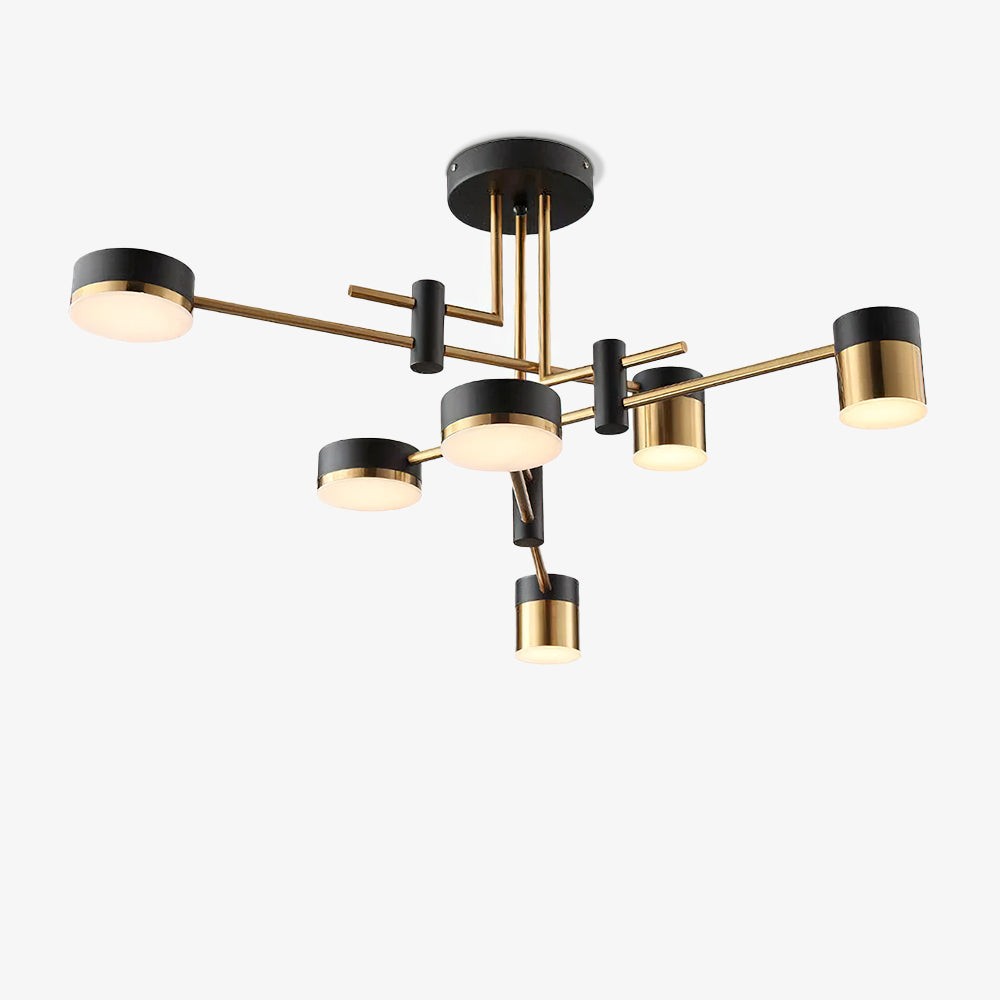 Luxe Spider Sputnik Design Metalen Schijf Plafondlamp HL1090
