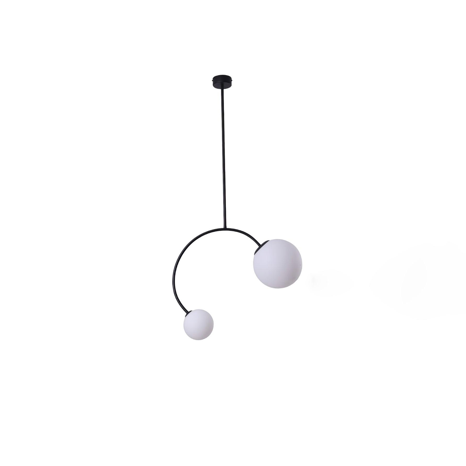 Creatieve dubbele glazen hanglamp HL365