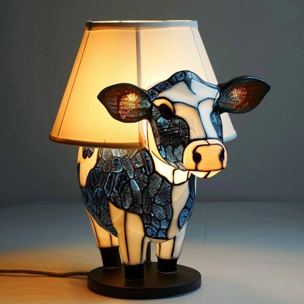 Magisch dierenbeeld Hars Tafellamp HL590