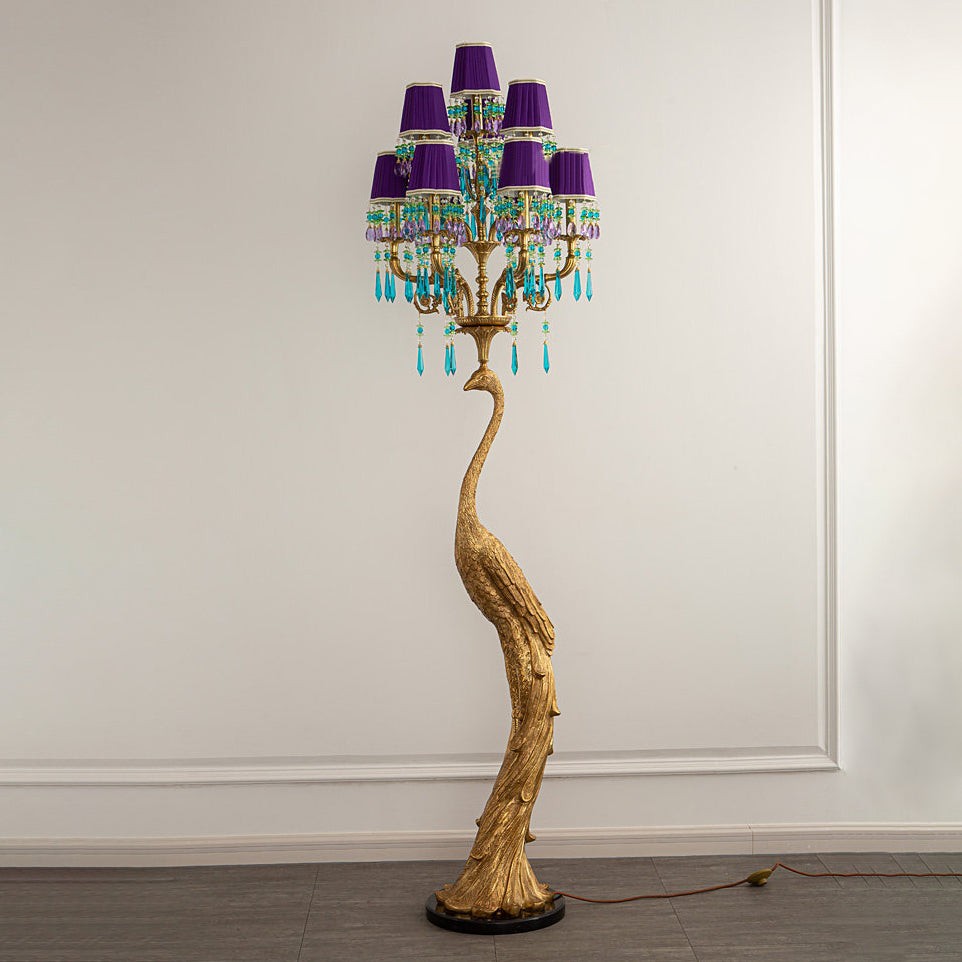 Perky Peacock vloerlamp HL3314
