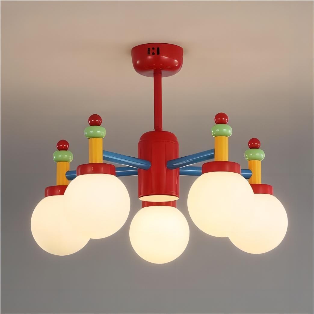 Grillige Macaron Plafondlamp Voor Kinderkamer HL119