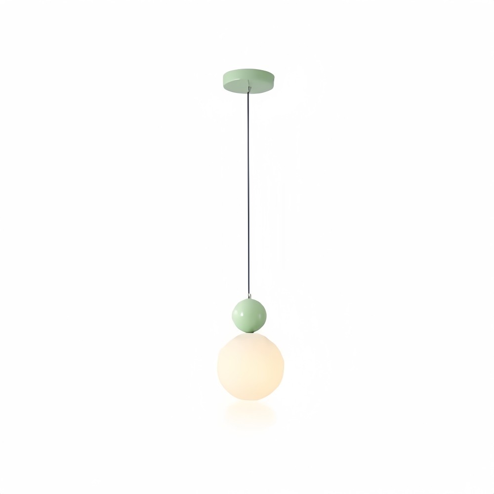Kleurrijke glazen bolvormige hanglamp - Nordic Globe Lamp voor bar HL1331
