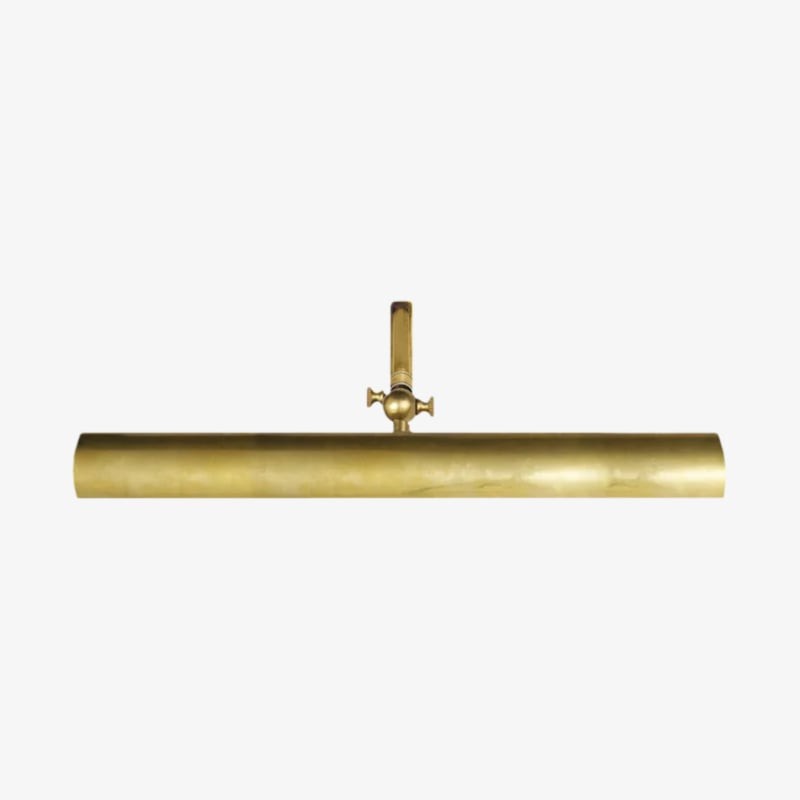 Libris Cilindervormige Schilderijlamp - Wandlamp met Metalen Kap voor Woonkamer of Slaapkamer HL2373