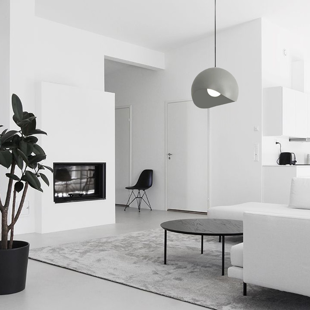 Nordic Semi Eierschaal Metalen Hanglamp HL32