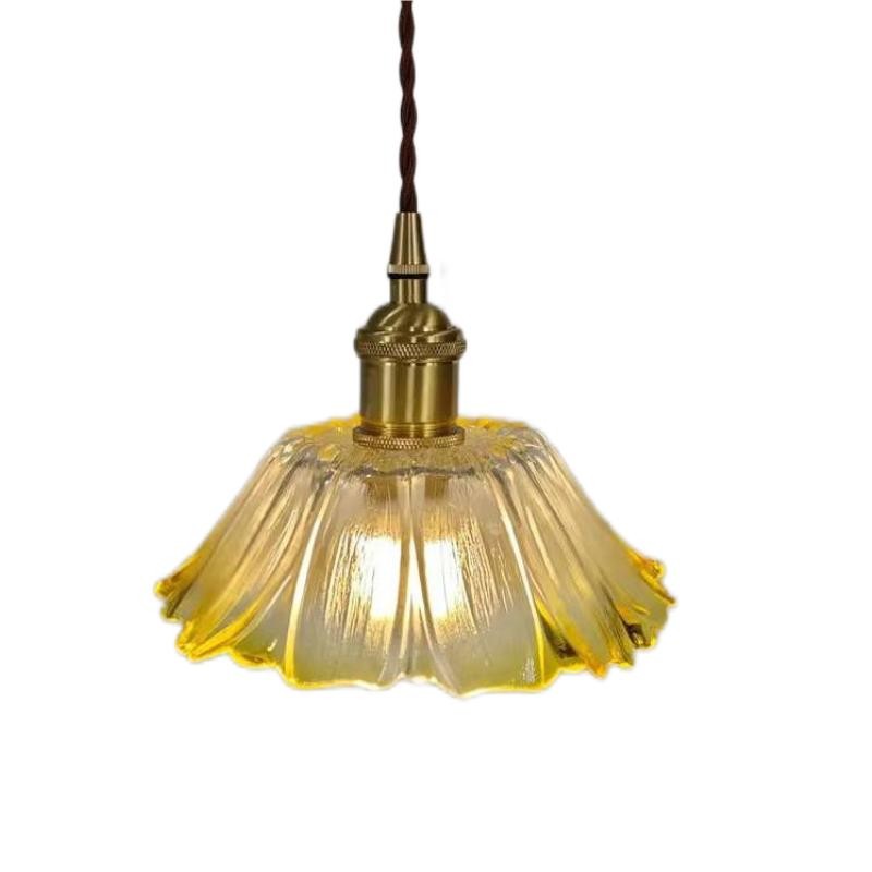 Moderne kunst bloem vorm keuken glazen hanglamp HL46