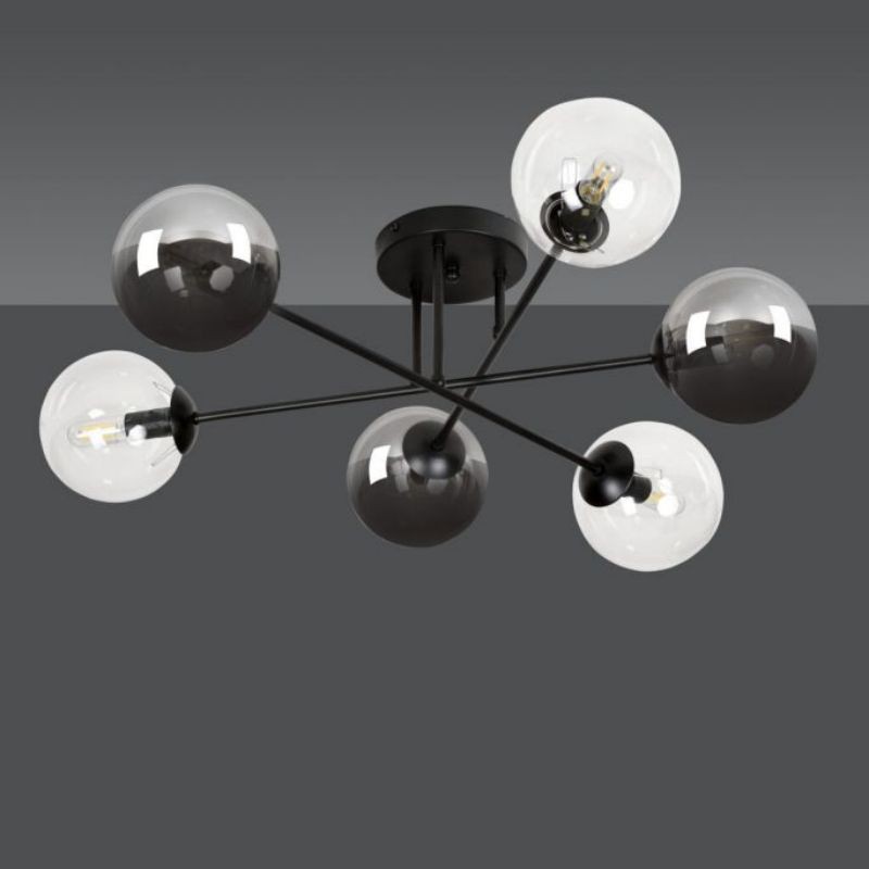 Brendi 6B Glazen Bol Plafondlamp
