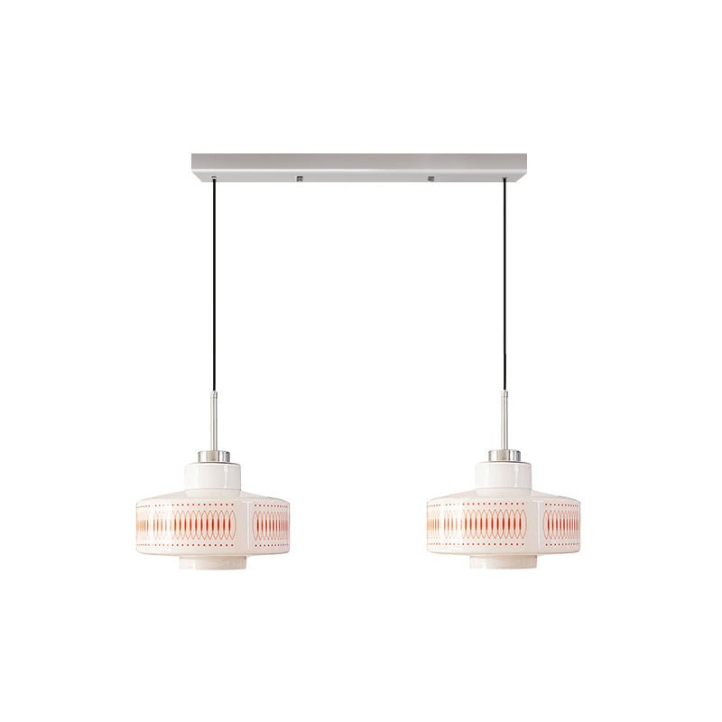 Moderne glazen hanglamp in de vorm van een kalebas HL354