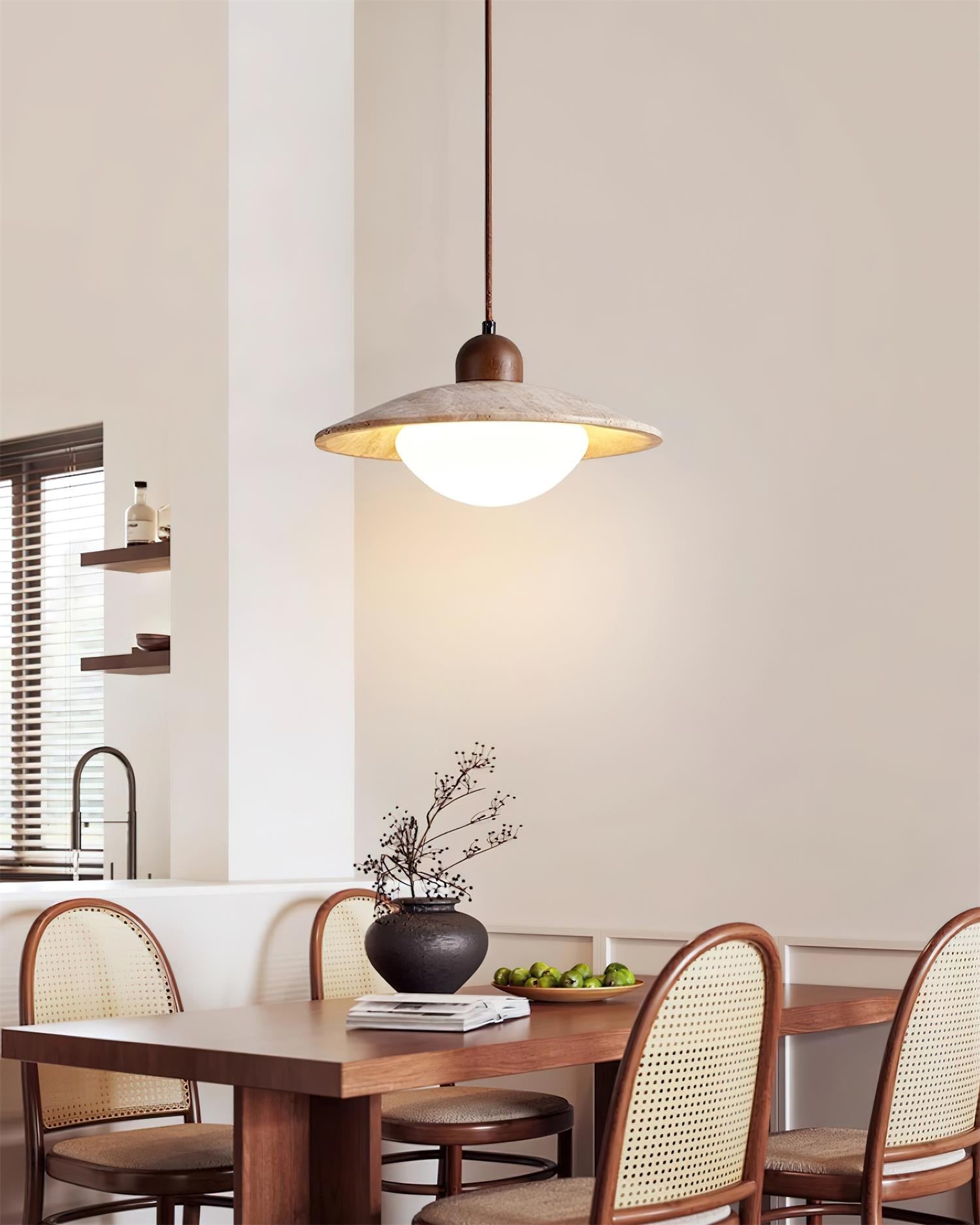 Houten Retro Wabi-Sabi Stijl Hanglamp HL396
