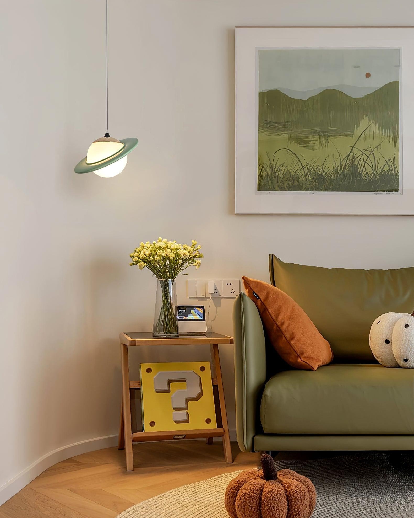 Romantische Saturnus Planeet Hanglamp voor Slaapkamer HL749