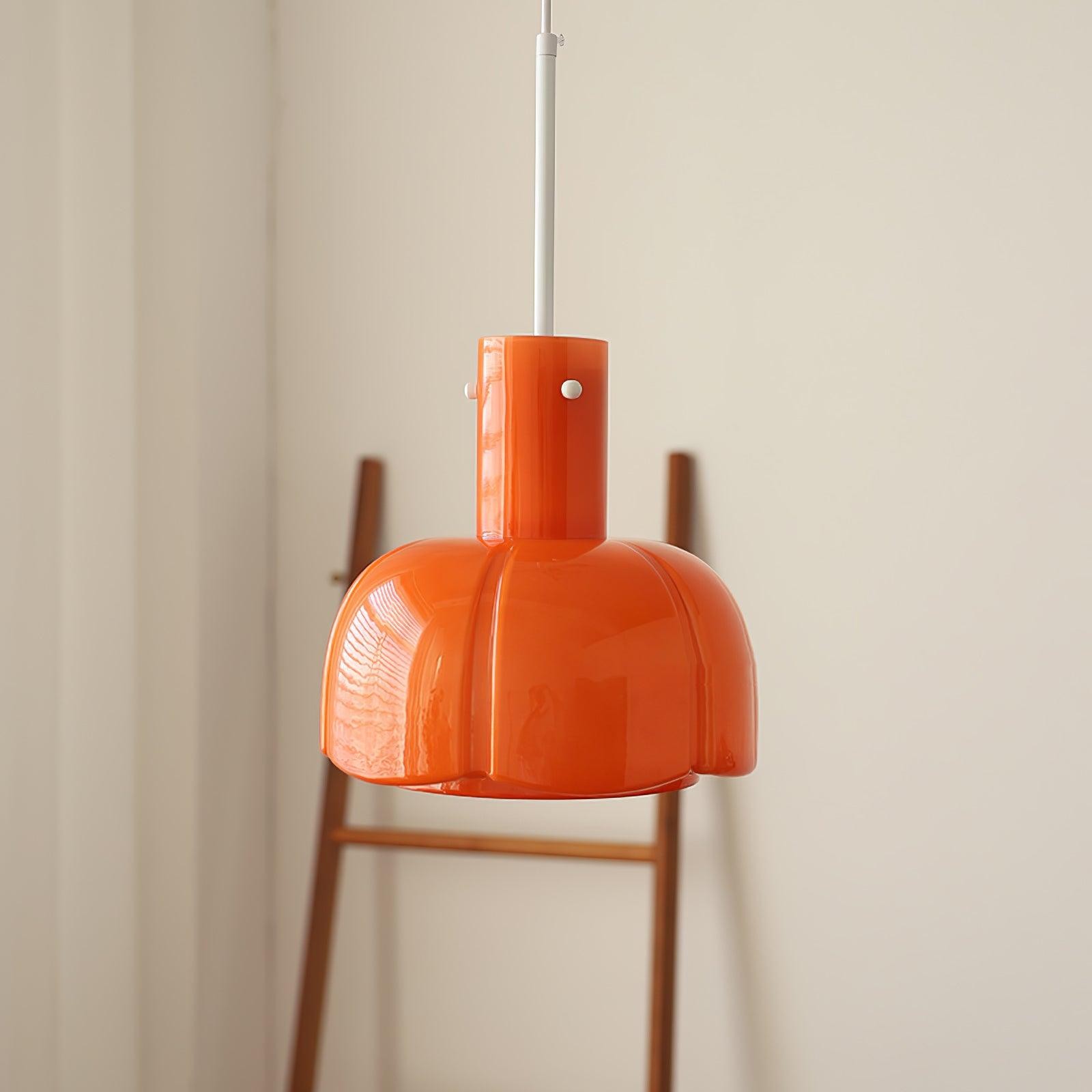 Middeleeuwse stijl glazen knop hanglamp HL619