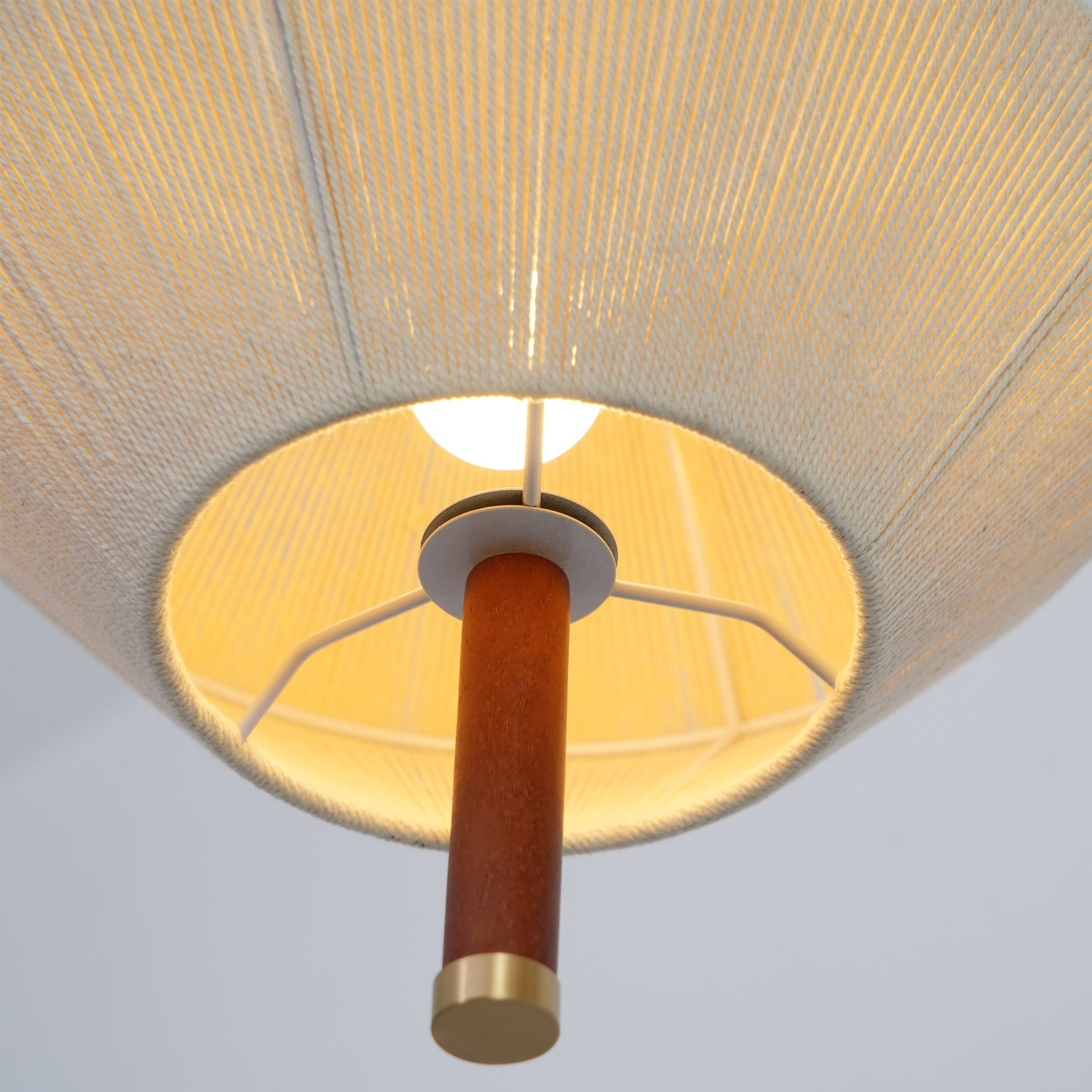 Japanse Wabi-Sabi-stijl geweven stoffen hanglamp HL880