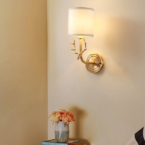Hertenkop Wandlamp