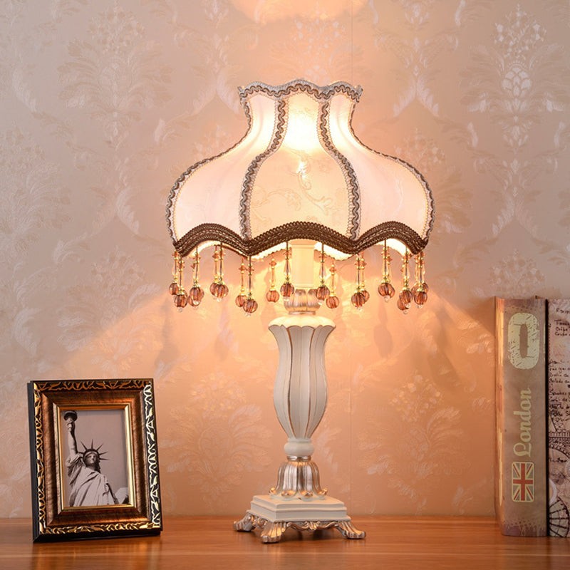 Palace Floral Hars Gesneden Basis Tafellamp HL877
