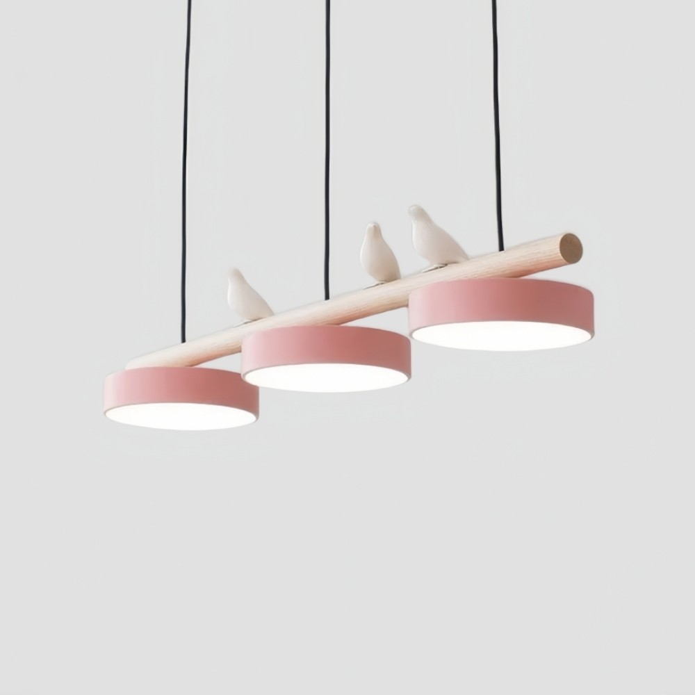 Creatieve hanglamp in de vorm van een takvogel HL943
