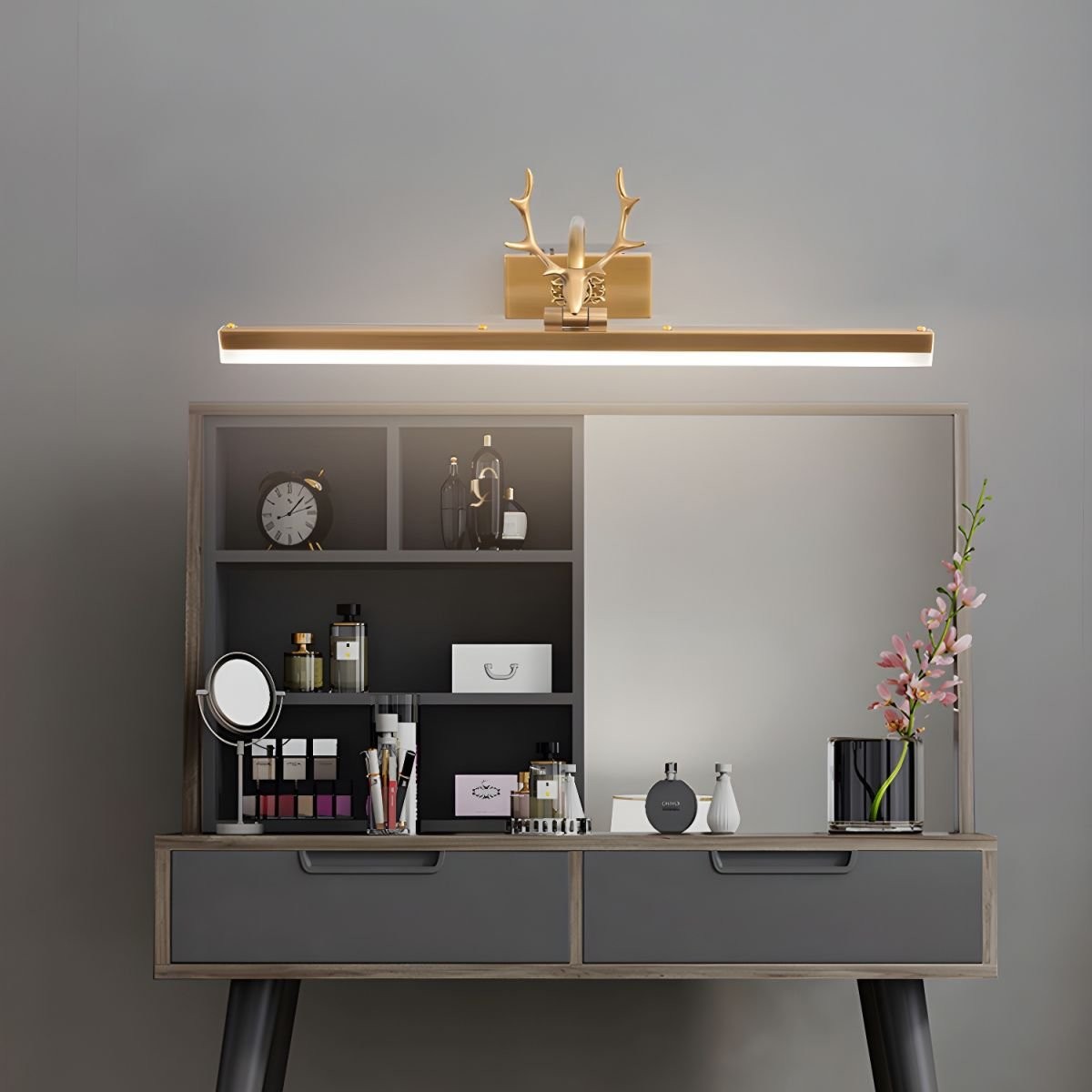 Metalen gewei lineaire design wandlamp HL341