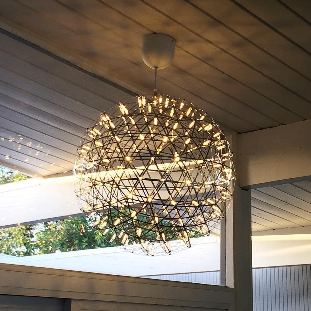 Zilveren Spark Ball hanglamp HL1407