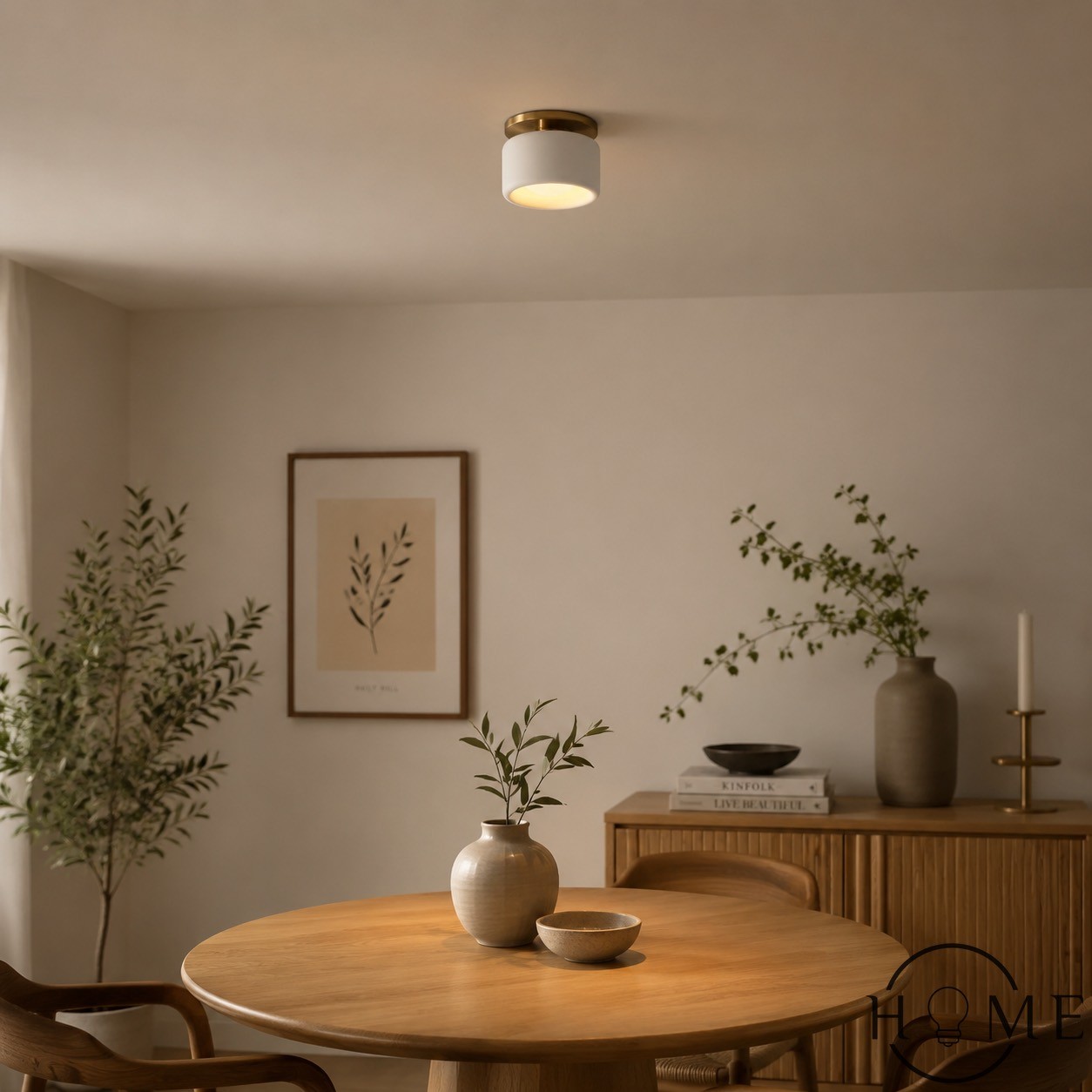 Cerova Porseleinen plafondlamp HL1029