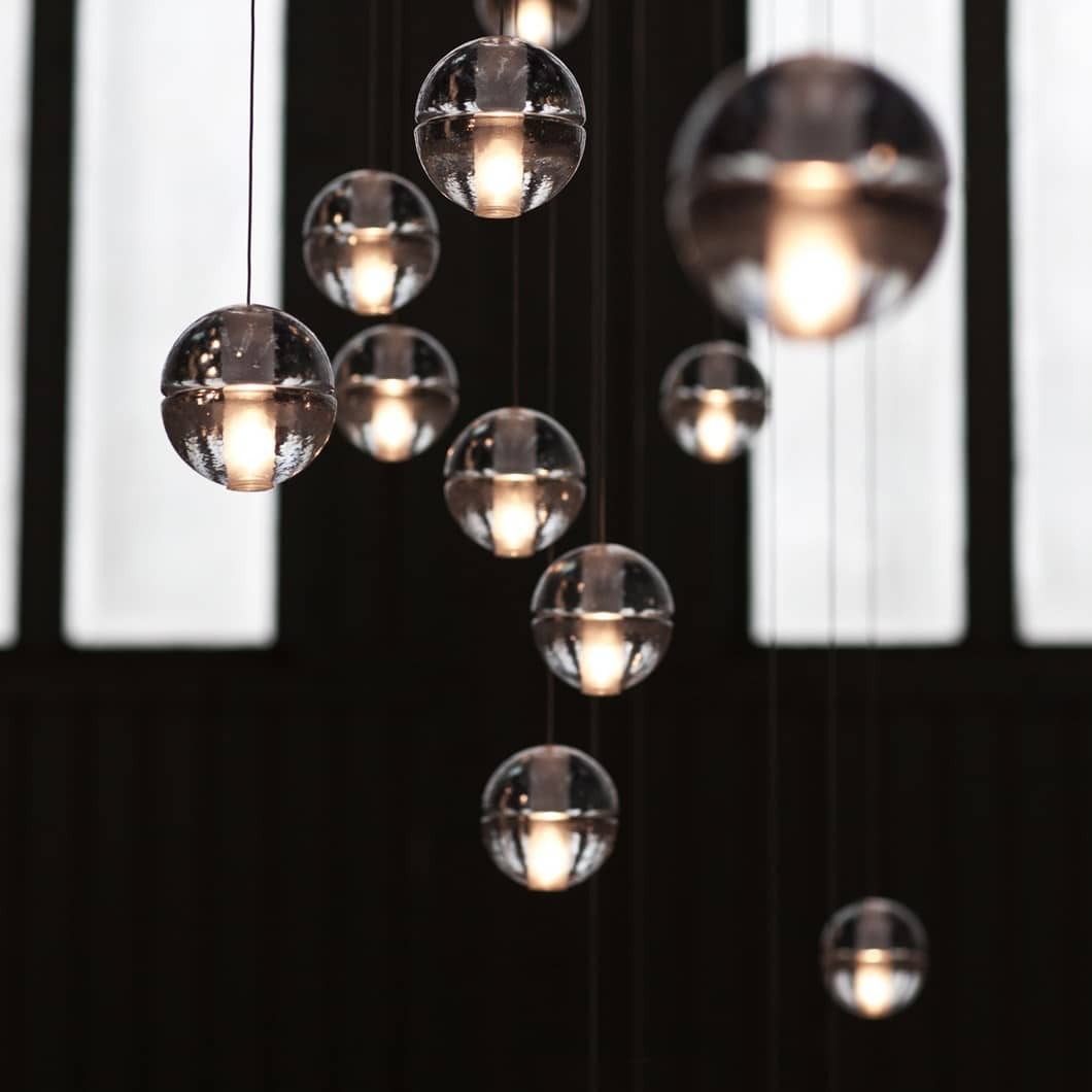 14.1M Glazen Bol Design Hanglamp