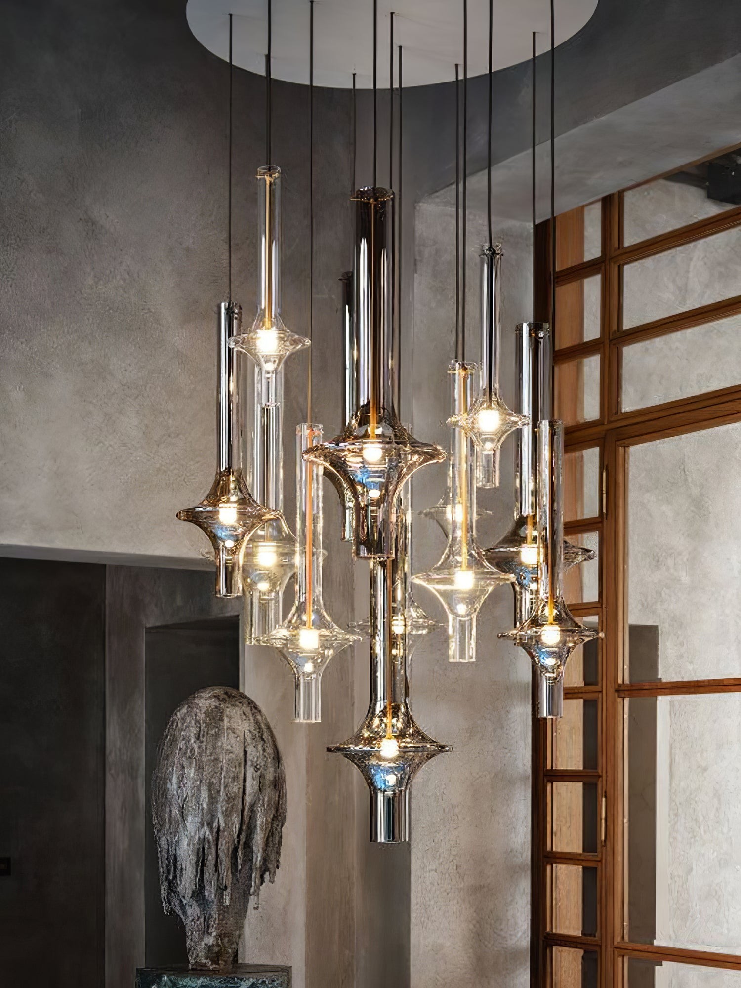 Moderne creatieve glazen buis hanglamp HL827