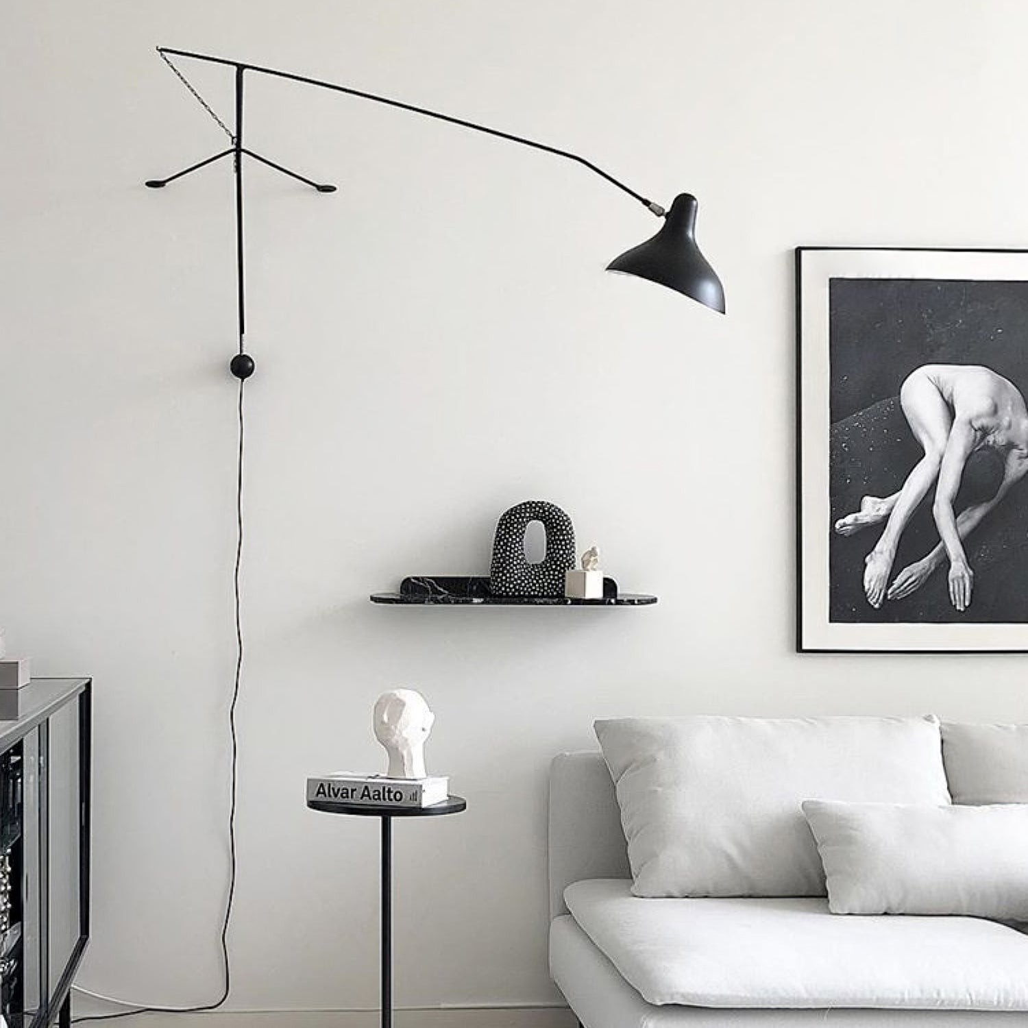 Moderne eendenbek-design Mantis Arm Wandlamp HL1112