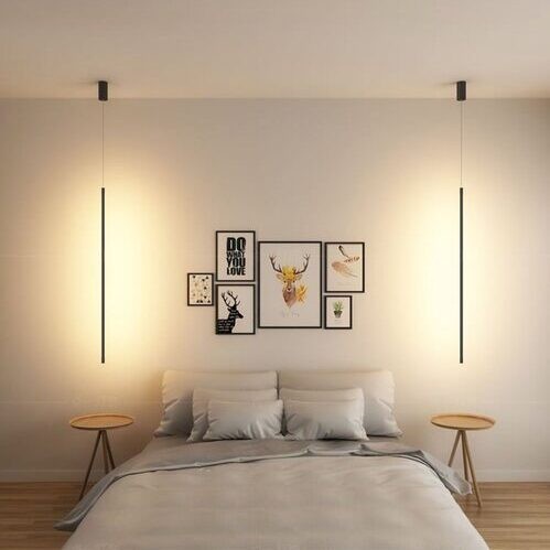 Modern Industriële LED Hanglamp Zwarte voor Eettafel Slaapkamer