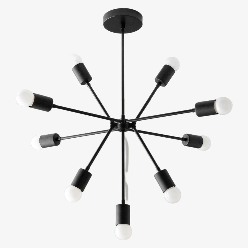 Mobilux Line moderne kroonluchter - Mid-Century plafondlamp HL1711