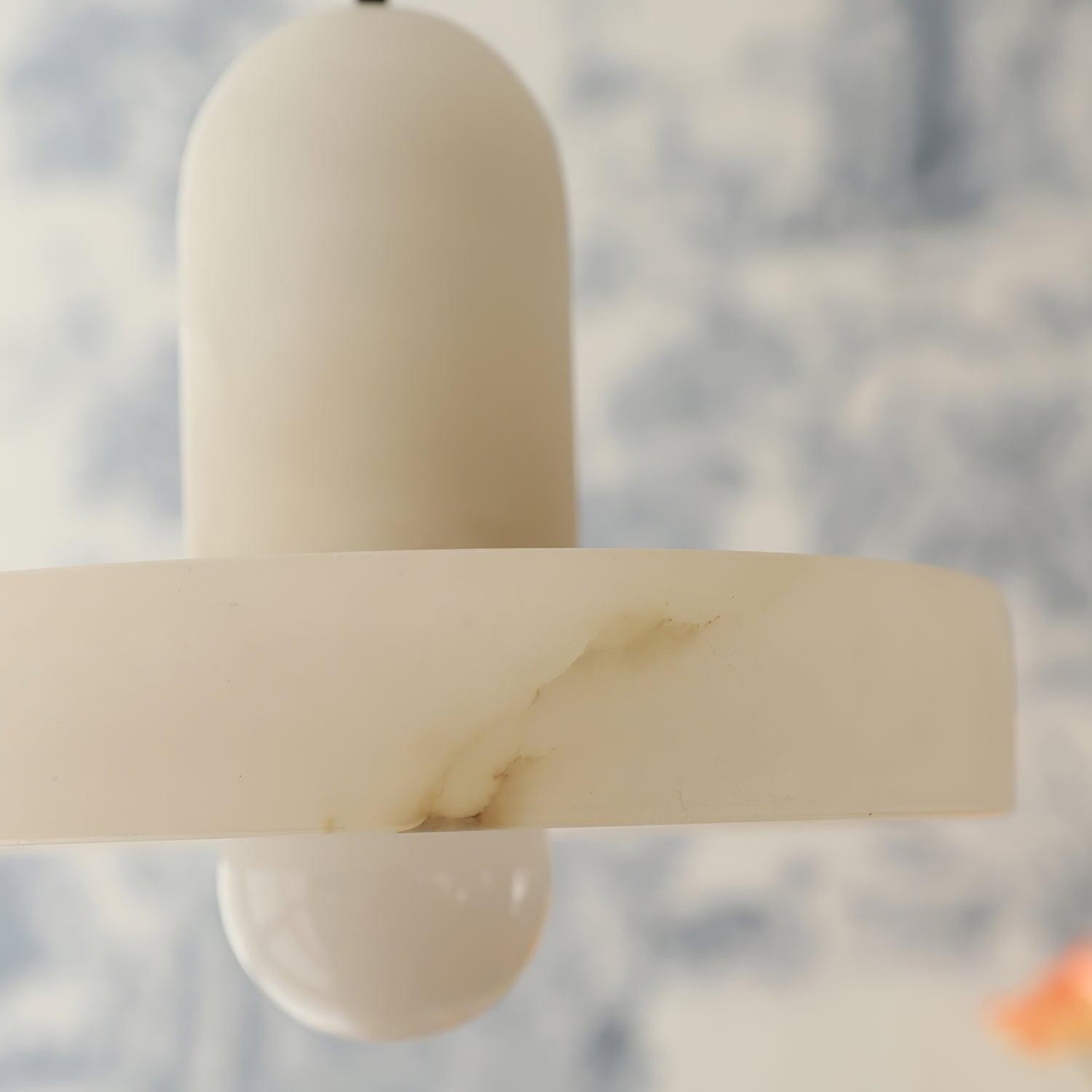 Elegante creatieve witte albasten hanglamp HL993
