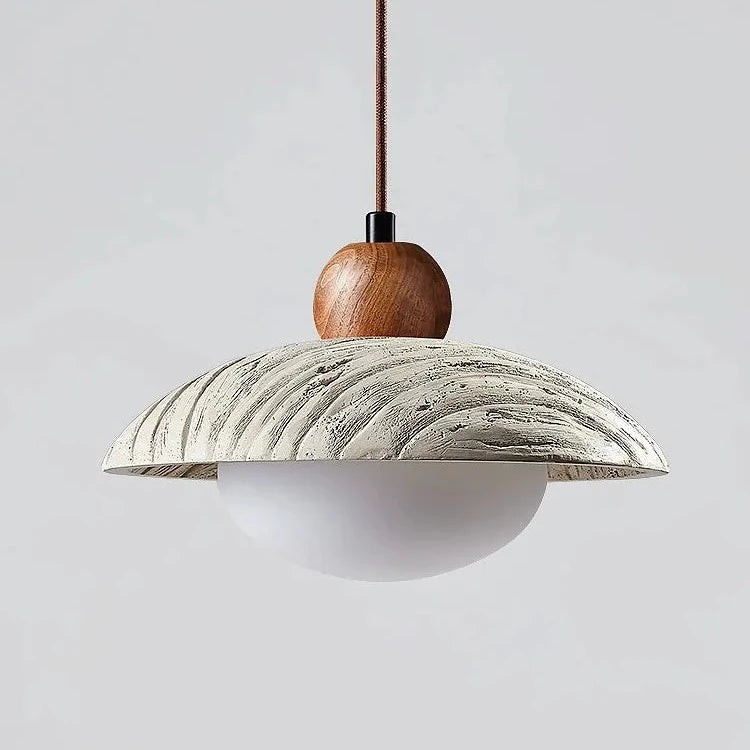 Wabi-sabi stijl travertijn cement hanglamp HL3484