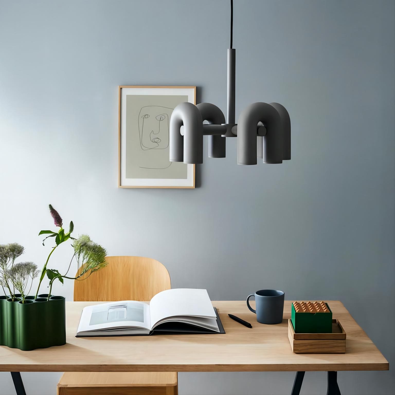 Cirkus U Vormige Moderne LED Kroonluchter