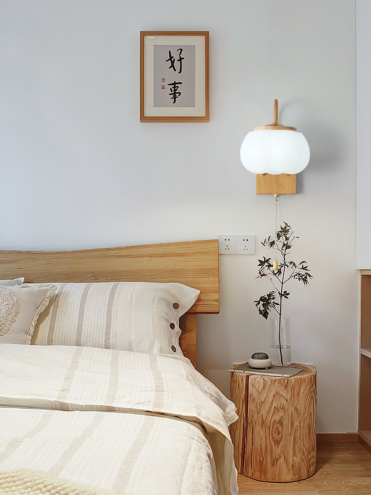 Kapok bloem wandlamp HL2972