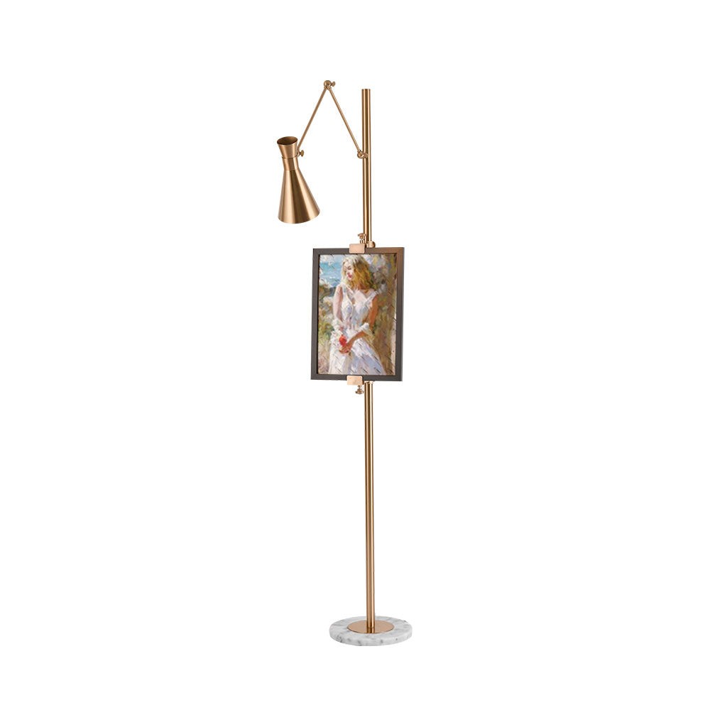 Met frameondersteuning staande lamp HL1201